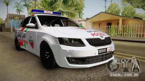 Skoda Octavia Moroccan Police para GTA San Andreas