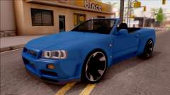 Nissan Skyline R34 Cabrio para GTA San Andreas