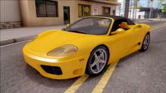 Ferrari 360 Spider US-Spec 2000 HQLM para GTA San Andreas