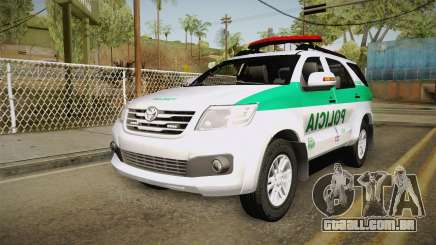 Toyota Fortuner Ponal Colombia para GTA San Andreas