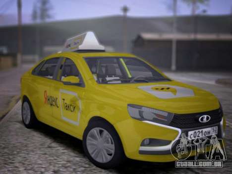 Lada Vesta Yandex Taxi (LVYT) Beta 0.1 para GTA San Andreas