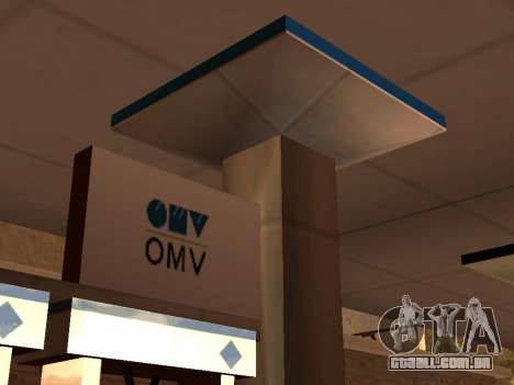 OMV Gas Station In Dillimore para GTA San Andreas