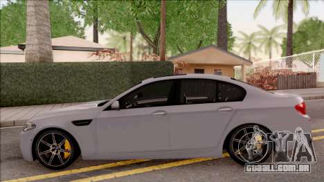 BMW M5 F10 30 Jahre para GTA San Andreas