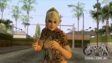 Momiji Blonde Lace Skin para GTA San Andreas
