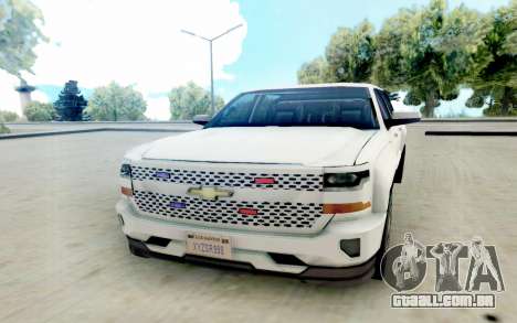 Chevrolet SIlverado 2017 Undercover Police para GTA San Andreas