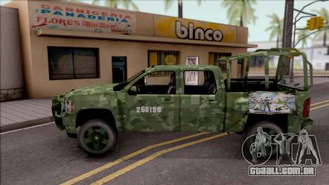 Chevrolet Silverado Auto Militar De Guatemala para GTA San Andreas