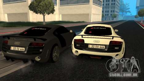 Audi R8 V10 Armenian para GTA San Andreas