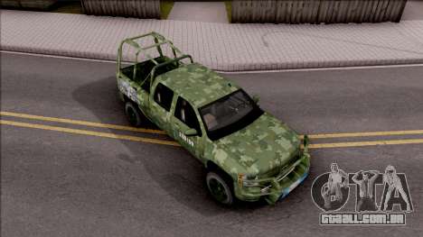 Chevrolet Silverado Auto Militar De Guatemala para GTA San Andreas