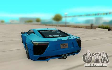 Lexus LFA para GTA San Andreas