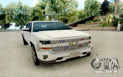 Chevrolet SIlverado 2017 Undercover Police para GTA San Andreas