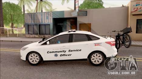 Ford Focus 2013 Community Service Officer para GTA San Andreas
