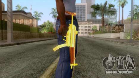 Gold MP5 para GTA San Andreas