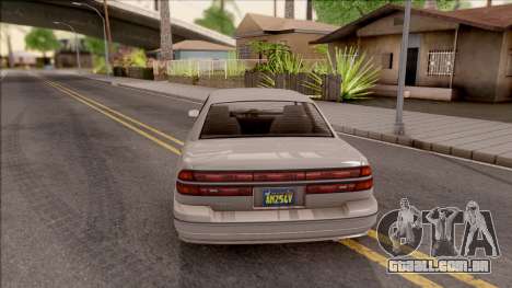 GTA IV Willard Solair Sedan para GTA San Andreas