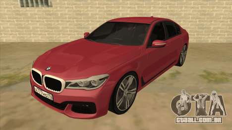BMW 7-Series M Sport para GTA San Andreas