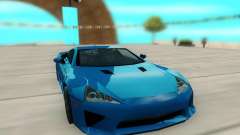 Lexus LFA azul para GTA San Andreas