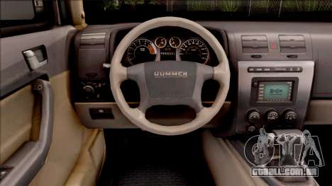 Hummer H3 2010 para GTA San Andreas