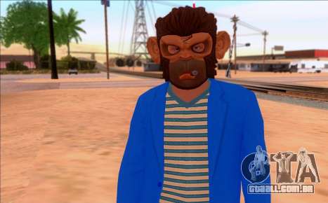 Monkey Mask para GTA San Andreas