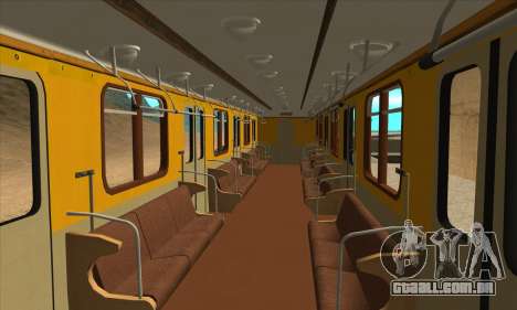 Metrostav E o tipo de Kiev Modernização para GTA San Andreas