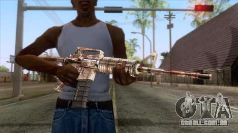 Crossfire M4A1 Camo para GTA San Andreas