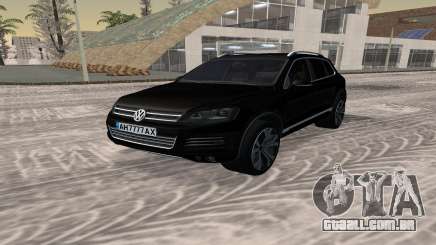 Volkswagen Touareg чёрный para GTA San Andreas