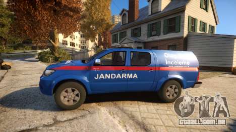 Toyota Hilux Jandarma Olay Yeri Inceleme para GTA 4
