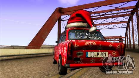 Trabant 601 Christmas Edition para GTA San Andreas