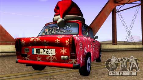 Trabant 601 Christmas Edition para GTA San Andreas