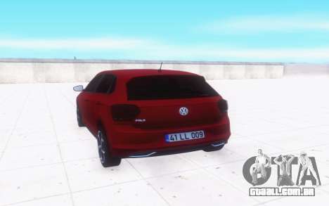 Volkswagen Polo RLine para GTA San Andreas