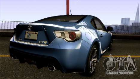 Toyota GT86 para GTA San Andreas