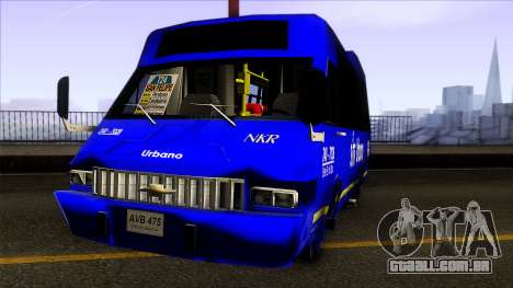 Microbus Chevrolet (SITP De Bogota) para GTA San Andreas