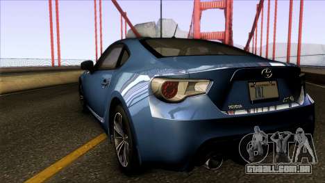 Toyota GT86 para GTA San Andreas