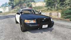 Ford Crown Victoria LSSD [ELS] [replace] para GTA 5