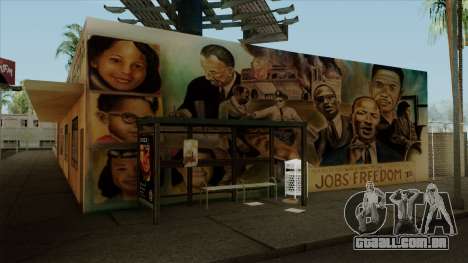 Felons Gang Environment and Graffiti para GTA San Andreas