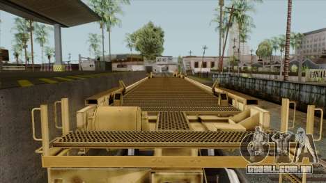 Vagão-plataforma (cor amarela) para GTA San Andreas
