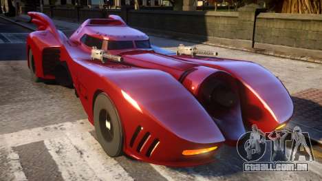 1992 Batmobile Movie Car Mod para GTA 4