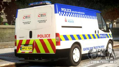 British Manchester Police Ford Transit para GTA 4