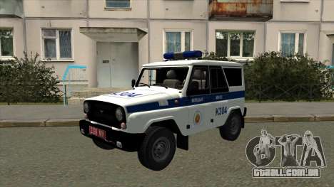 UAZ Polícia Minsk para GTA San Andreas