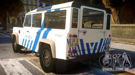 Land Rover Defender Police V2 para GTA 4