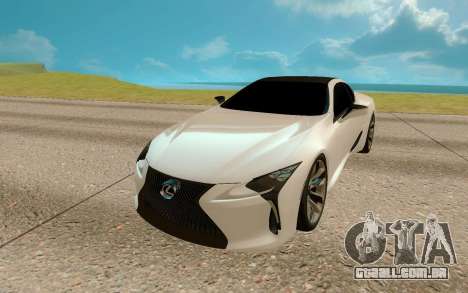 Lexus LC 500 para GTA San Andreas