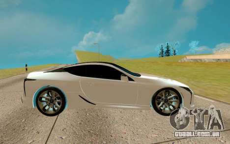 Lexus LC 500 para GTA San Andreas