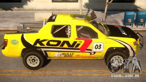 Honda Ridgeline Koni para GTA 4
