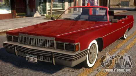 Emperor V2 Convertible para GTA 4