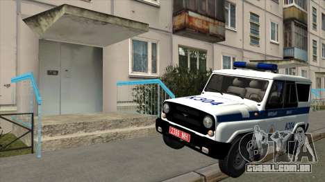 UAZ Polícia Minsk para GTA San Andreas