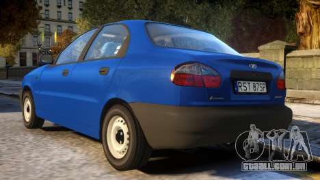 Daewoo Lanos Sedan S PL 1997 para GTA 4