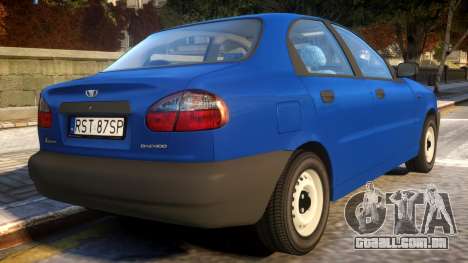 Daewoo Lanos Sedan S PL 1997 para GTA 4