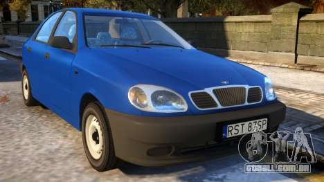 Daewoo Lanos Sedan S PL 1997 para GTA 4