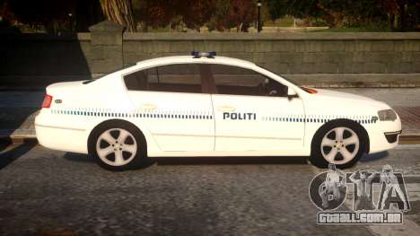 Volkswagen Passat Danish Police para GTA 4