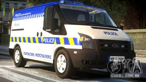 British Manchester Police Ford Transit para GTA 4