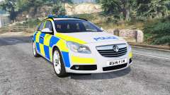 Vauxhall Insignia Tourer Police v1.1 [replace] para GTA 5