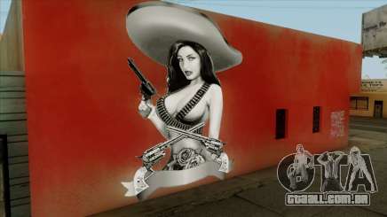Sexy Charra Wall para GTA San Andreas